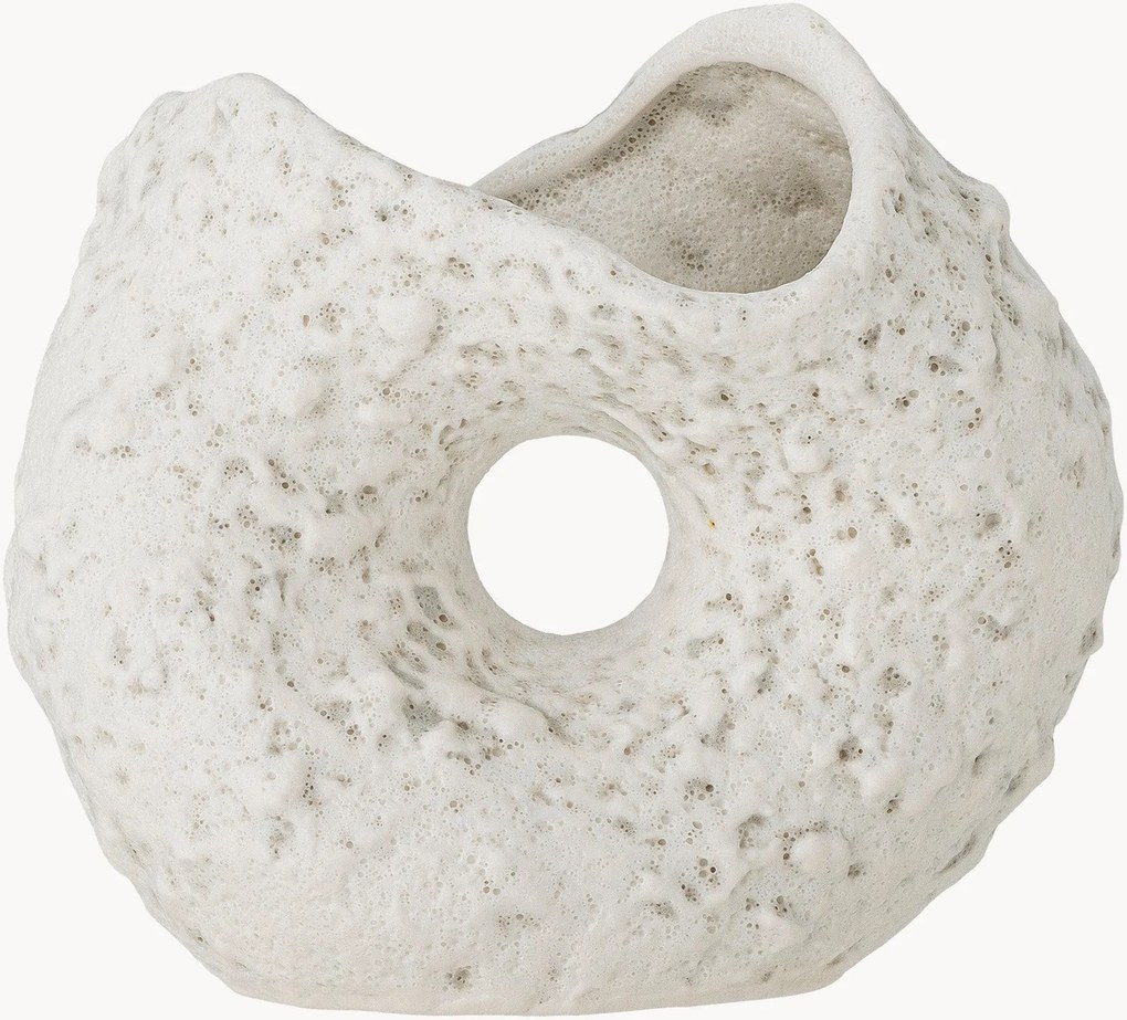 Decoratieve vaas Fianna van steengoed, H 12 cm