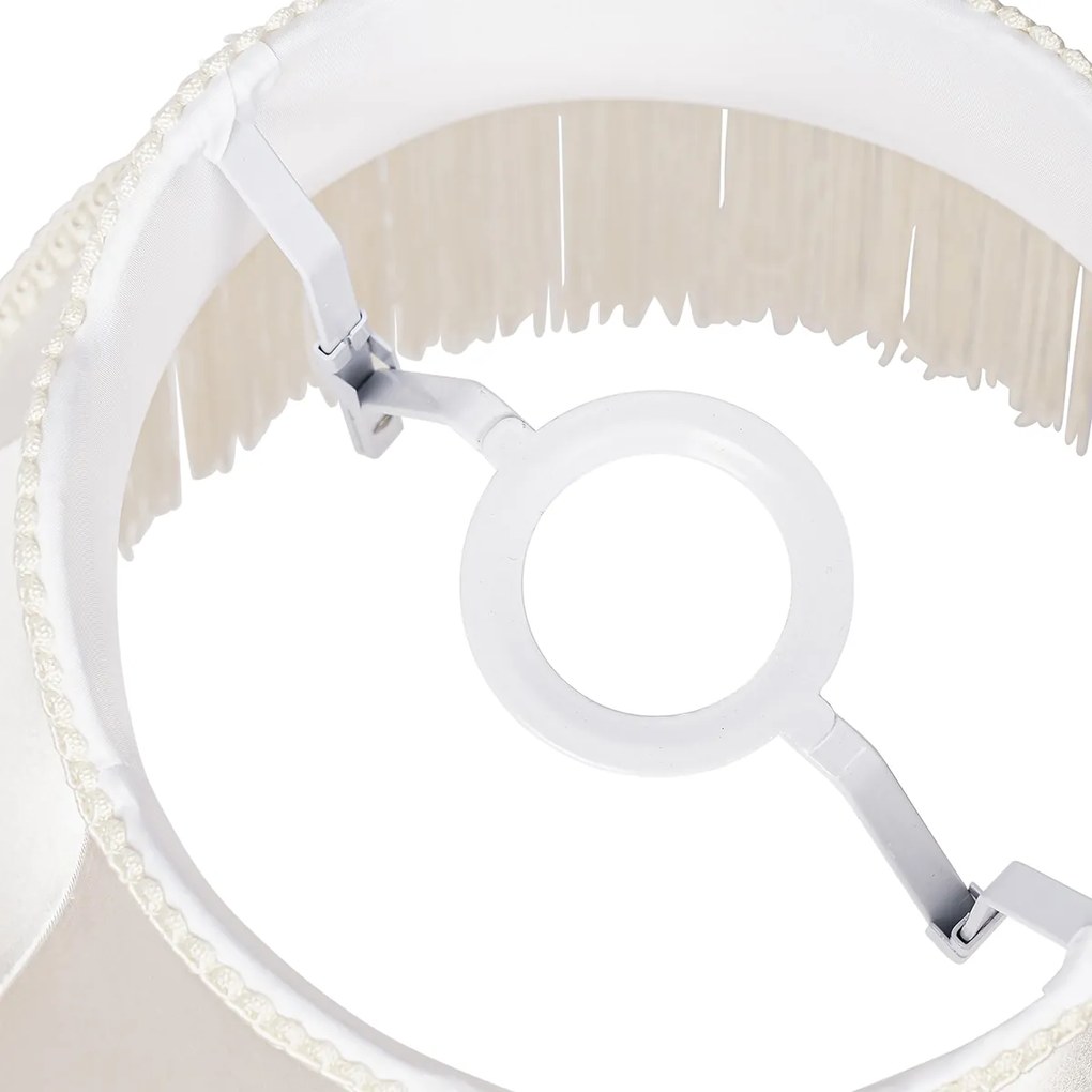 Stoffen lampenkap crème 30 cm - Granny