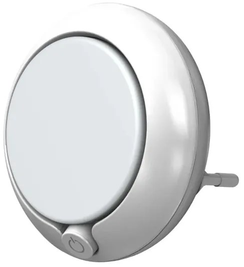 Ledvance LUNETTA Round White | Nachtlampje met stekker met aan/uit knop