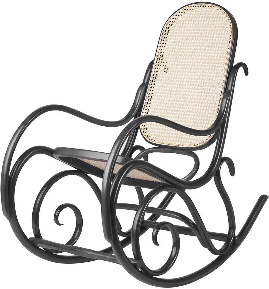 Fameg Felicia - Houten schommelstoel - Thonet- Rocking chair - Gebogen - Buigzaam - Mama -  Moeder - Vintage - Rotan rattan - No.1 design