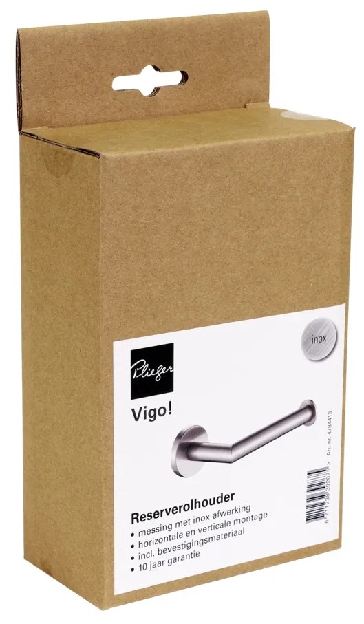 Plieger Vigo toiletrolhouder geborsteld chroom