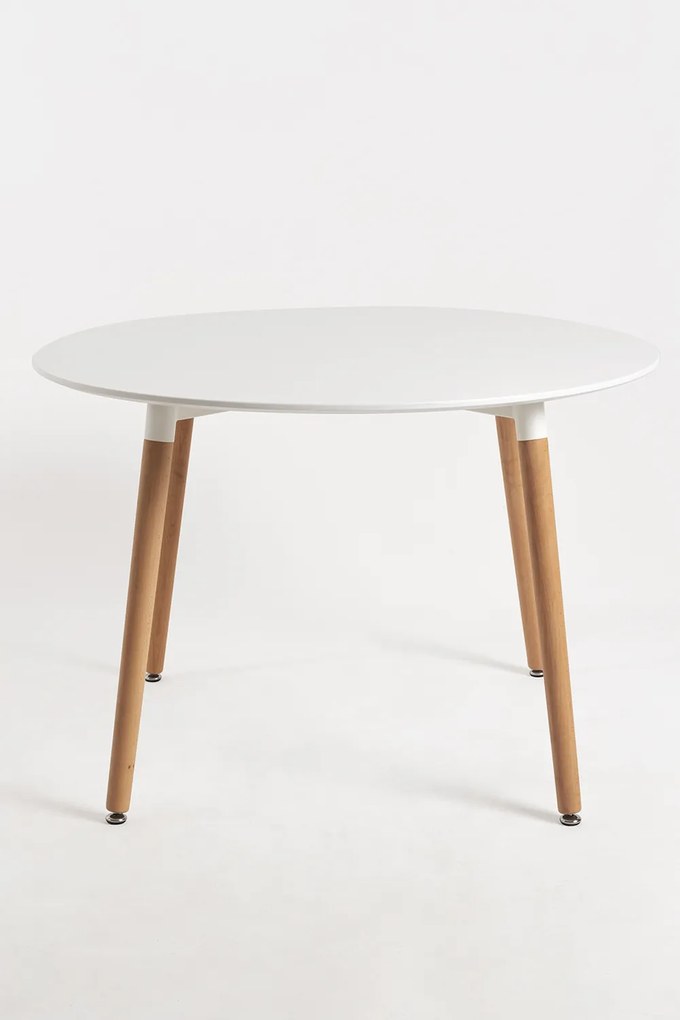 Tower Tafel Rond 100 cm Wit