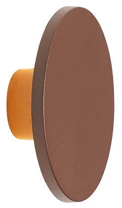 Moderne buiten wandlamp roestbruin incl. LED IP54 - Skyf