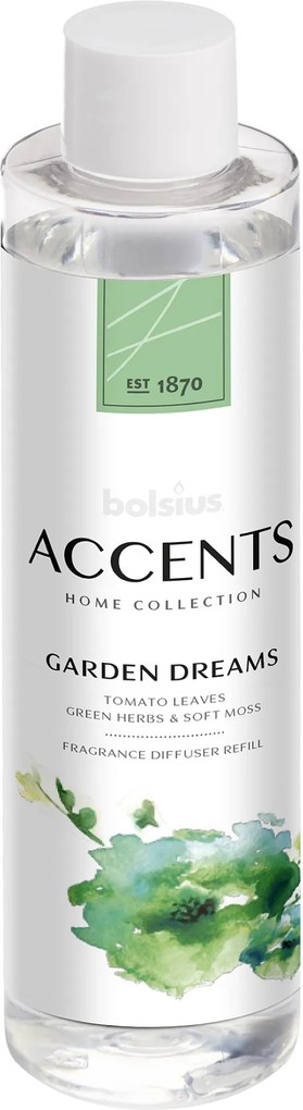 Bolsius Accents Reed Diffuser Refill 200 ml Garden Dreams