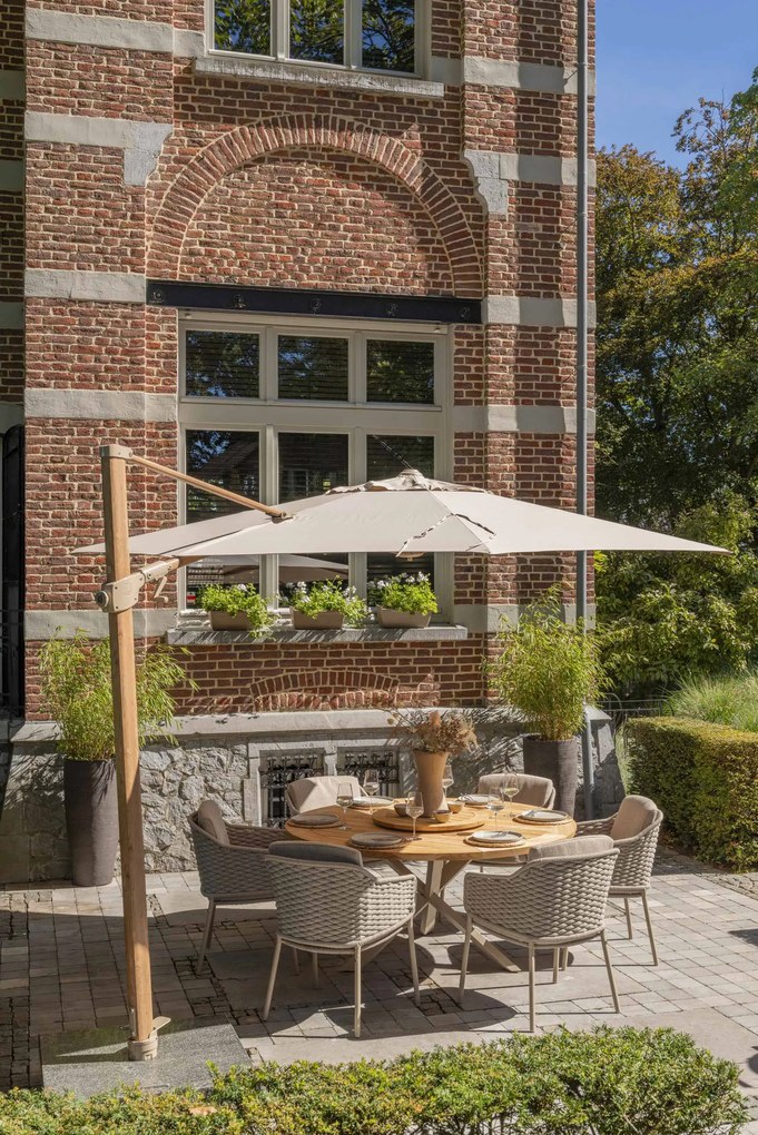 4 Seasons Outdoor Eros tuinstoel latte  Tuinstoel    beige weerbestendig