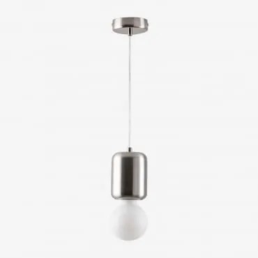 Zabarny Metalen Hanglamp Grijs – Chroom - Sklum