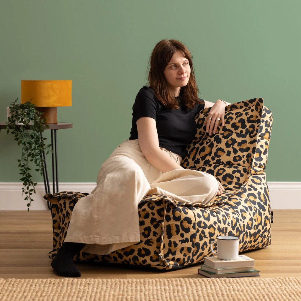 Dolce Zitzak Stoel Lounger - Leopard