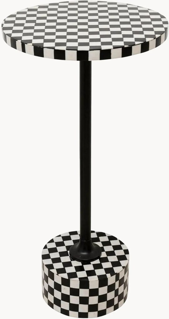 Ronde bijzettafel Domero, handgemaakt