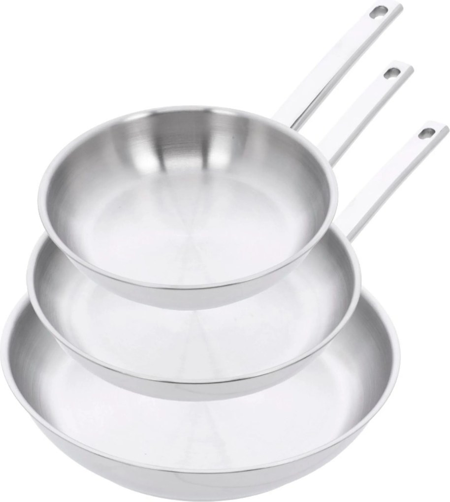 Demeyere Classico 3 Koekenpannenset RVS, 20, 24 en 28 cm - Classico 3 - Demeyere