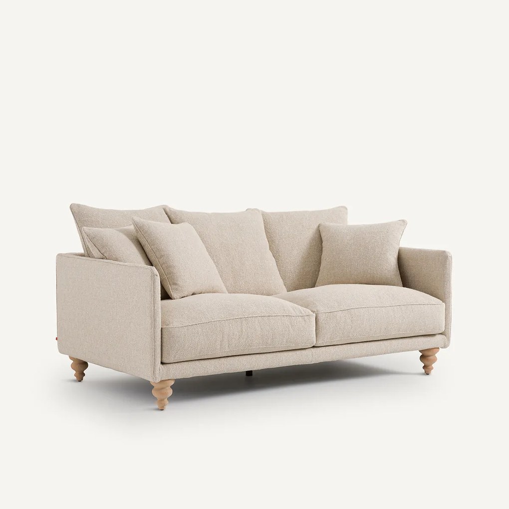 3-zits compacte zetel van badstof, Lazare