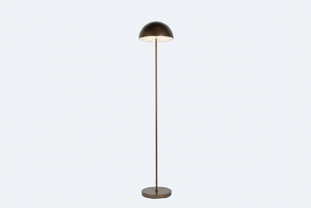 Buiten Vloerlamp Mushroom Donkerbrons Oplaadbaar - Keira Kunststof /Staal Taupe