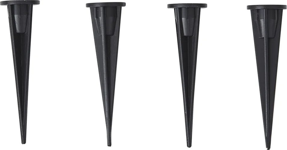 Staande buitenlamp wit 80 cm incl. LED IP44 - Fungi