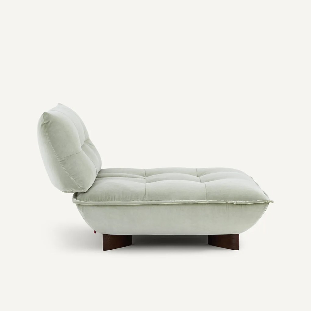 Modulaire fauteuil in stonewashed fluweel, KAORI