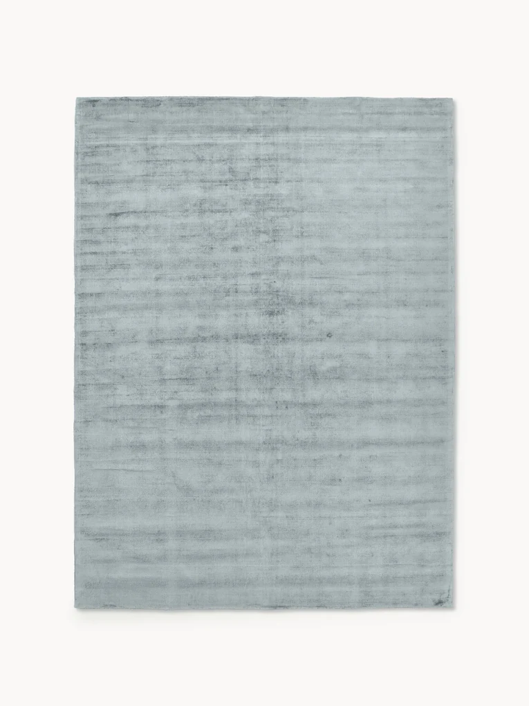 Handgeweven viscose vloerkleed Jane