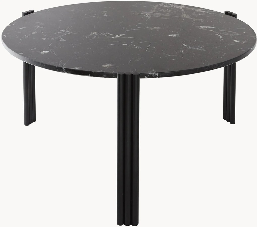 Ronde salontafel Tribus met marmeren tafelblad