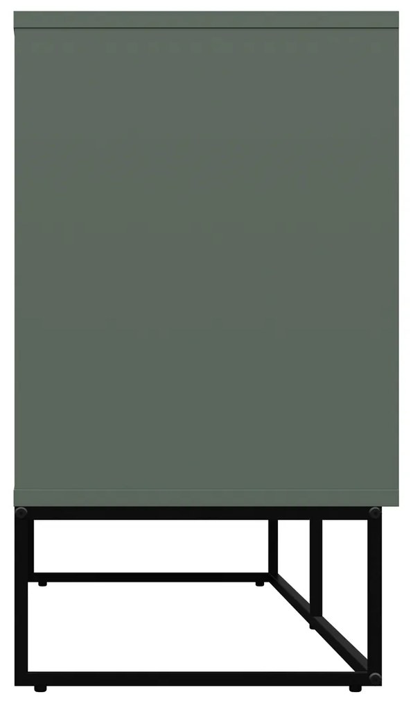 Tenzo Lipp Dressoir Met Deuren En Lades Groen - 176x43x76cm.