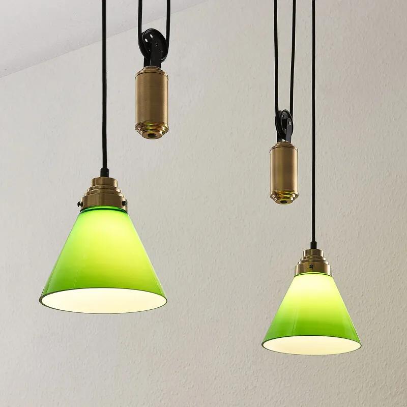 Alecks hanglamp, hoogteverstelbaar, 2-lamps - lampen-24