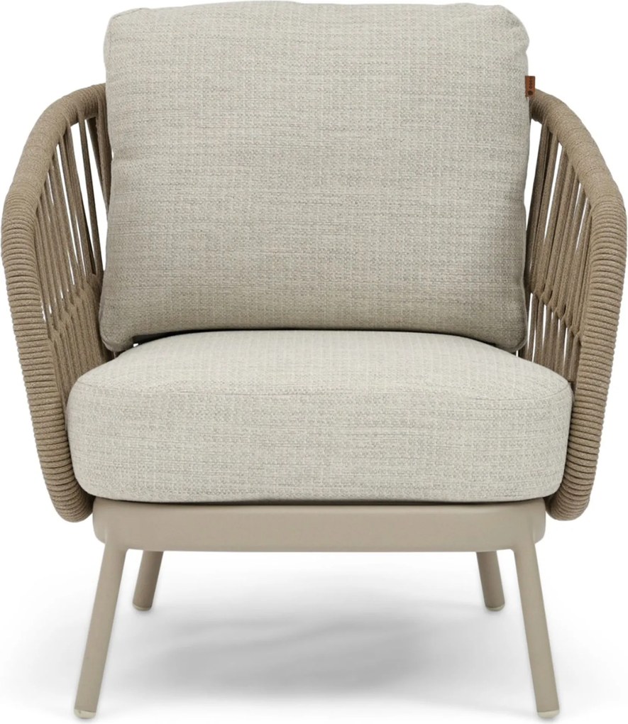 Stoel en Bank Loungeset 5 personen Rope Zand/Beige  Coco Elara