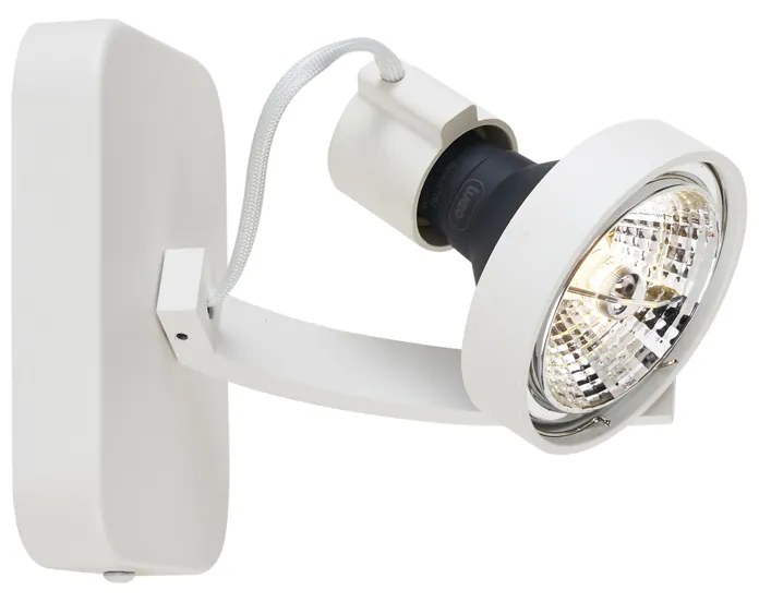 Design plafondSpot / Opbouwspot / Plafondspot wit GU10 70mm draai- en kantelbaar - Vo Design GU10 rond vierkant Binnenverlichting Lamp