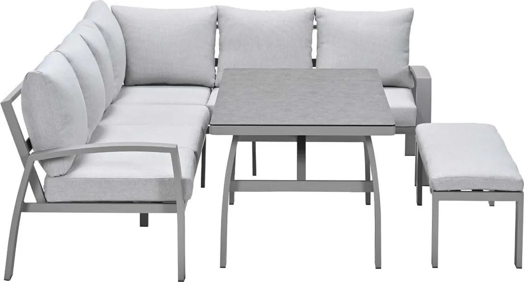 Garden Impressions Cameron lounge dining set 4-delig rechts - valley sand