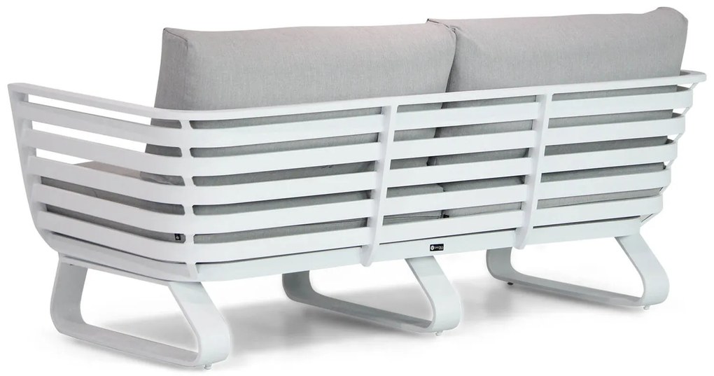 Santika Furniture Santika Sovita Stoel-bank Loungeset Aluminium Wit 3-delig