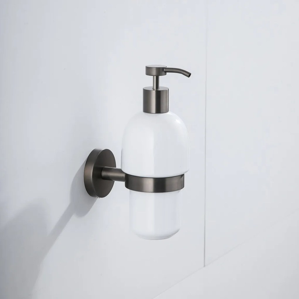 Saniclear Iron zeepdispenser verouderd ijzer - gunmetal