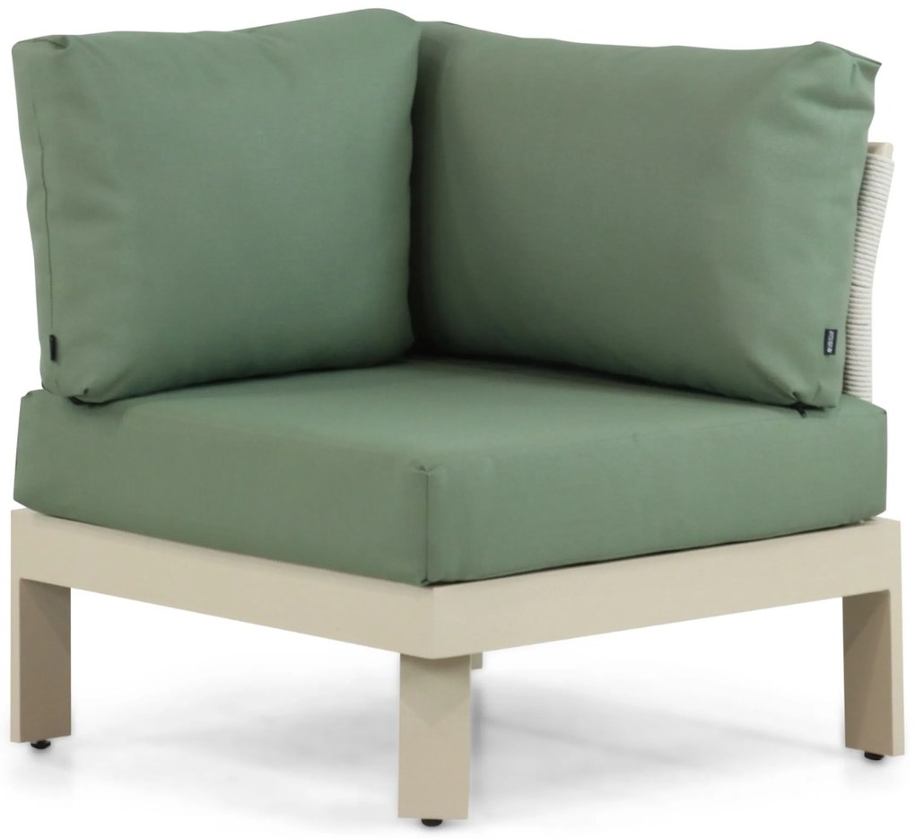 Hoek loungeset 5 personen Aluminium Taupe  Lifestyle Garden Furniture Lorenzo