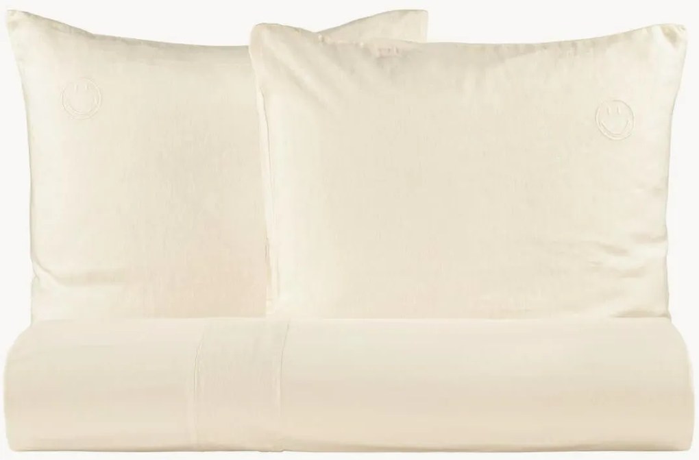 Katoenen beddengoedset Smiley Face