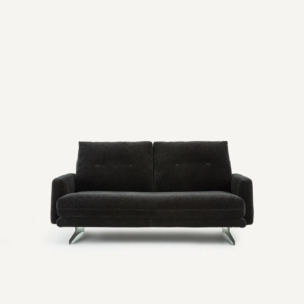 2-zitsbank in chenille fluweel, Delicato