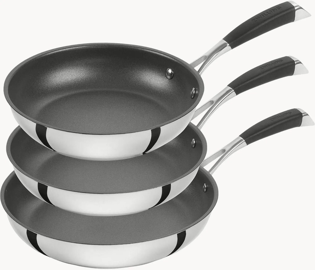 Braadpannen Poletto, 3-delig