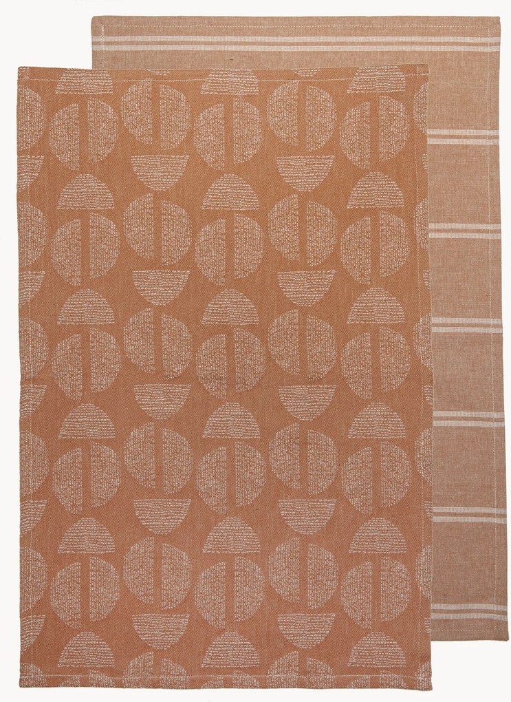 Theedoeken Splice Ginger, 2-delig