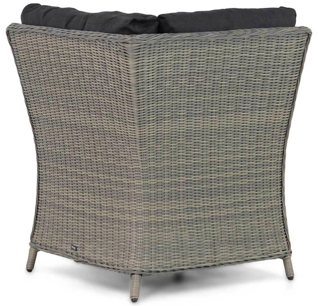 Dining Loungeset 5 personen Wicker Taupe  Garden Collections Chicago/Brighton