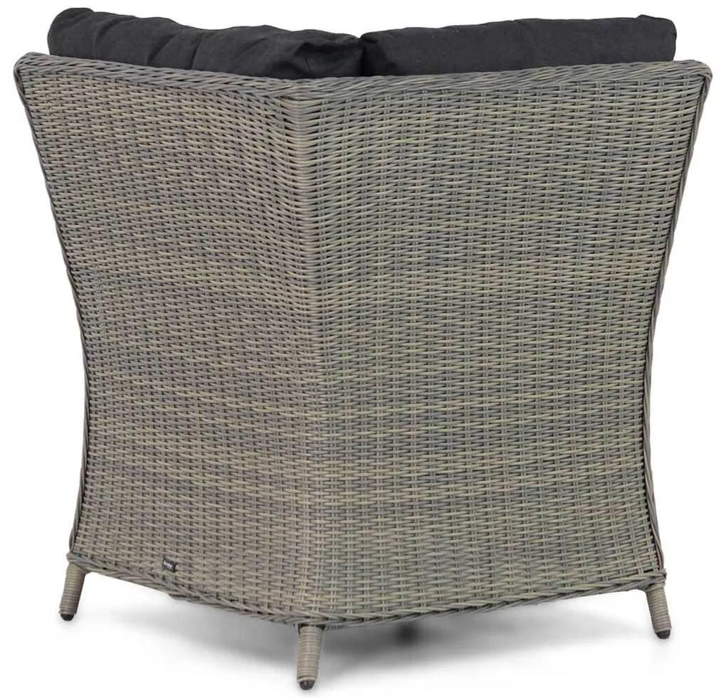 Dining Loungeset Wicker Taupe 6 personen Garden Collections Chicago/Brighton