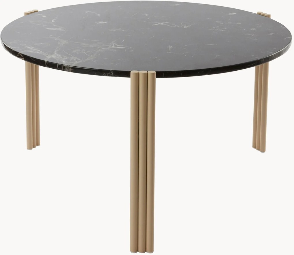 Ronde salontafel Tribus met marmeren tafelblad