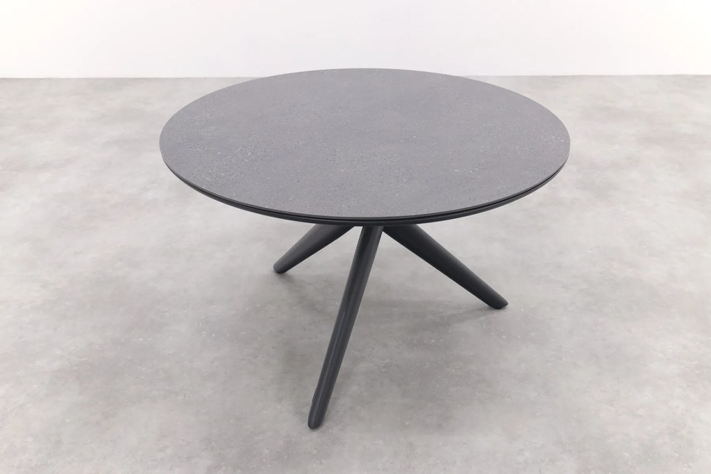 Dublin ronde tuintafel Ø120 cm. - Antraciet