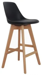Pakket Van 4 Nordic Edition Hoge Krukken Zwart & ↑65 Cm - Sklum