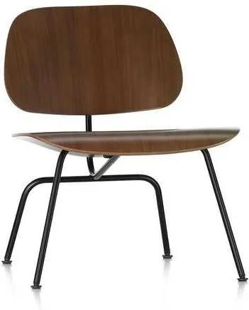 Vitra Eames LCM loungestoel notenhout zwart onderstel