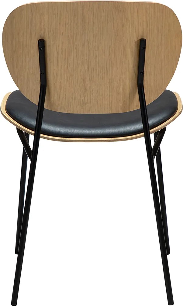 Dan-Form Clementina Design Eetkamerstoel Whitewash Eiken En Leer