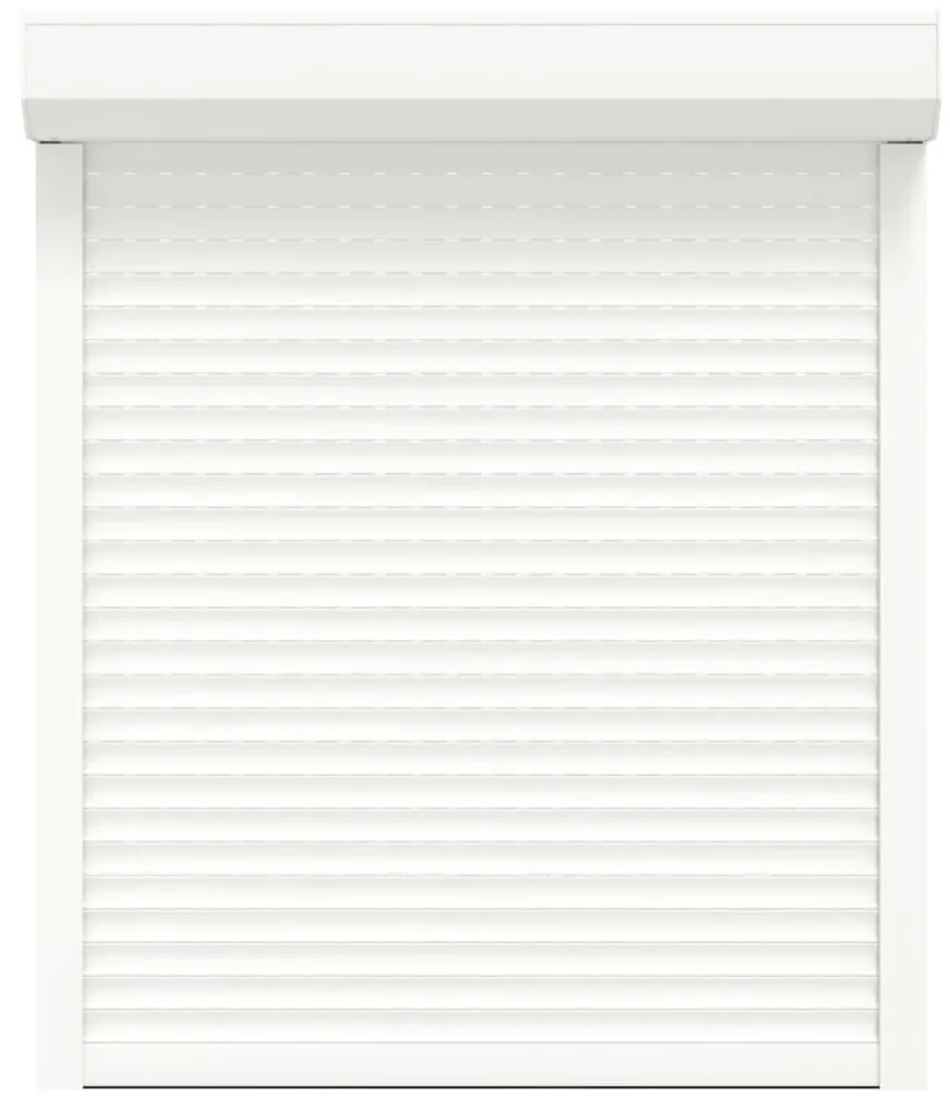 vidaXL Rolluik 100x130 cm aluminium wit