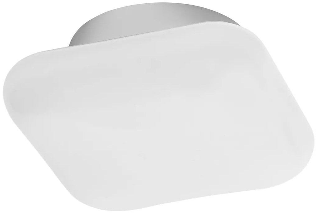 Sapho Orbis Aqua vierkante plafondlamp 20x20cm 12W