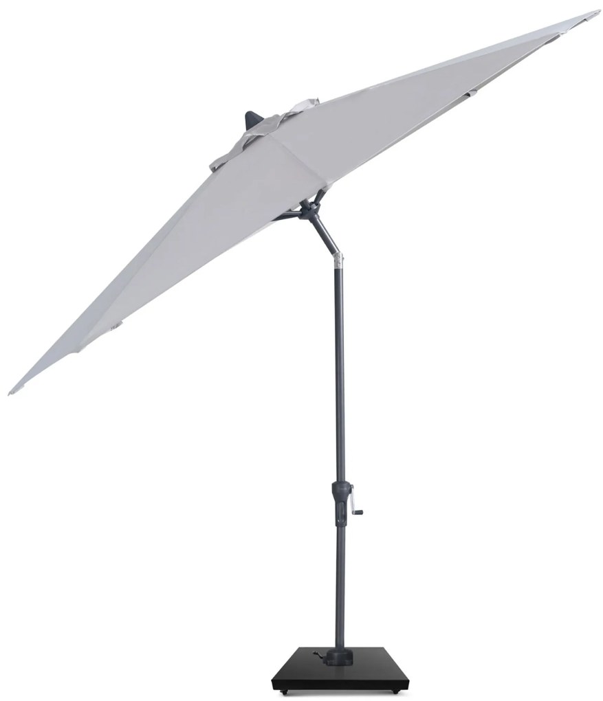 Camello Valerio Stokparasol M (excl. Voet) Aluminium Grijs