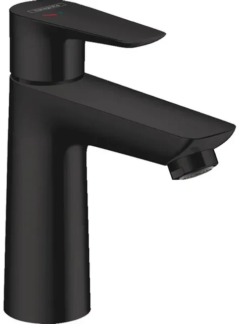 Hansgrohe Talis E wastafelkraan 110 CoolStart met waste mat zwart 71713670
