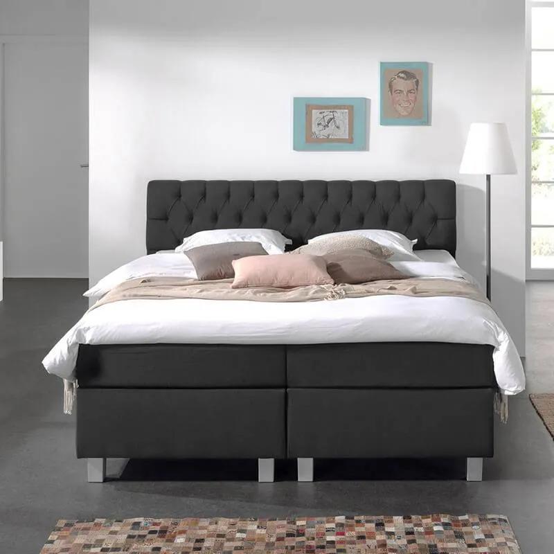 DreamHouse Bedding Boxspringset - Venice Comfort 140 x 200, Montagekeuze: Excl. Montage