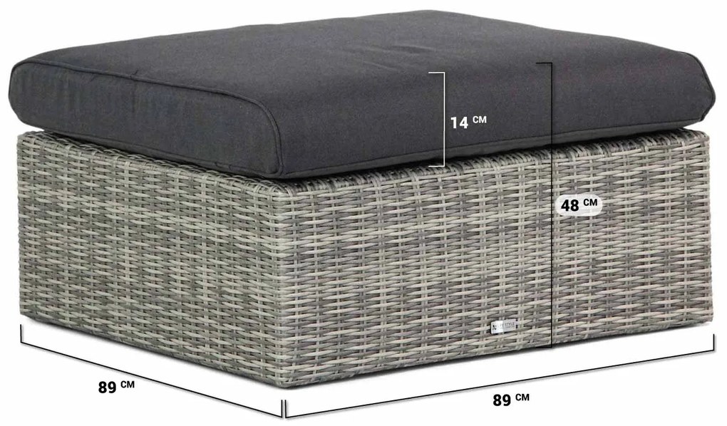 Garden Collections Amico lounge voetenbank