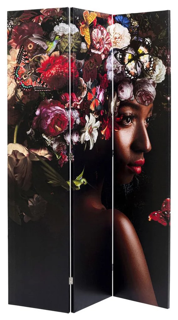 Kare Design Flowery Shoulder Vs Bunch Flowers Kamerscherm Dubbelzijdig Schilderij