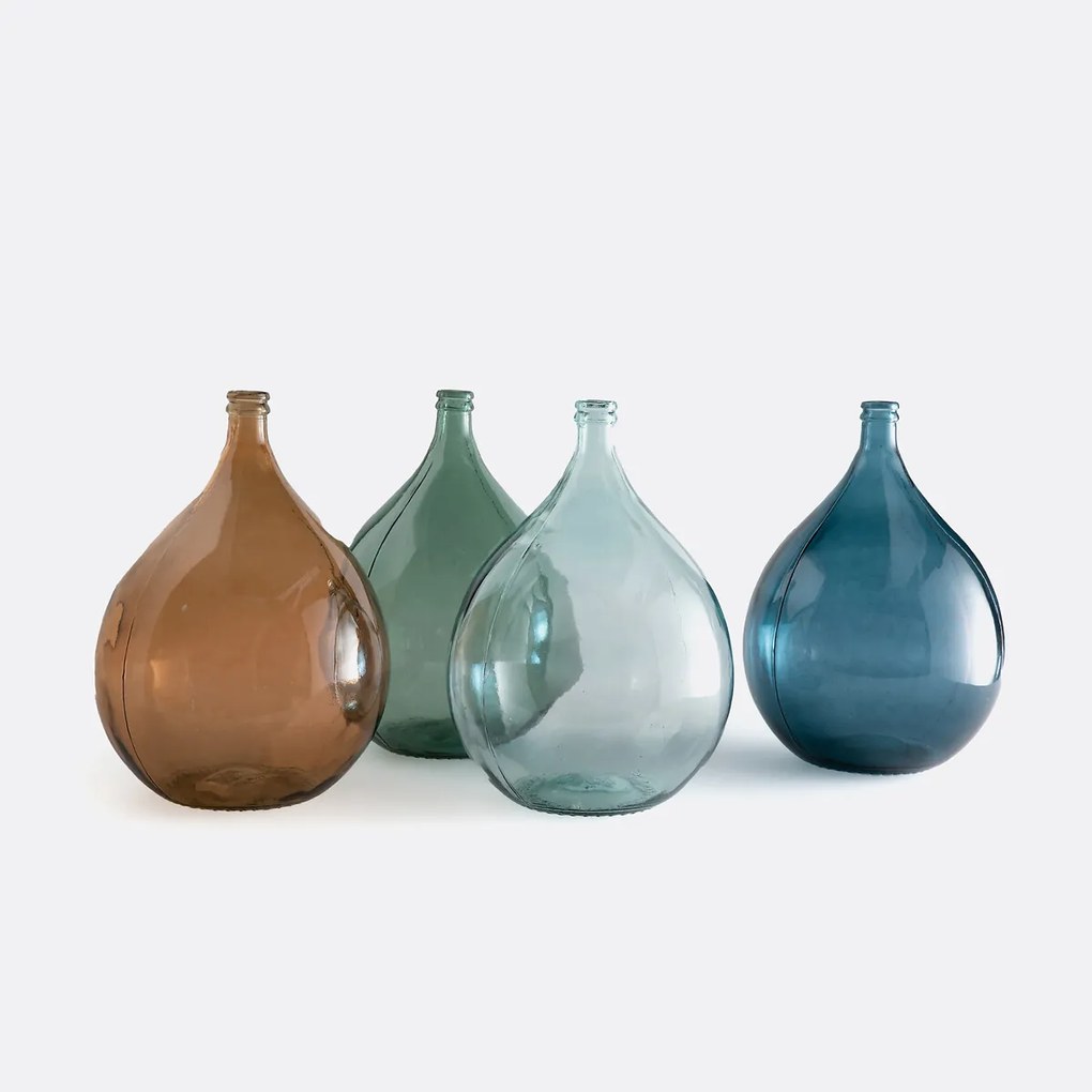 Vaas dame-Jeanne in glas H56 cm, Izolia