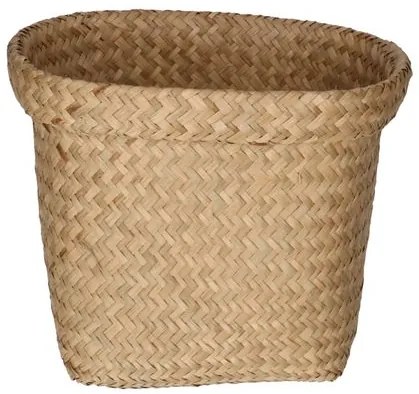 Mand met rand, zeegras, naturel, 25 x 20 cm