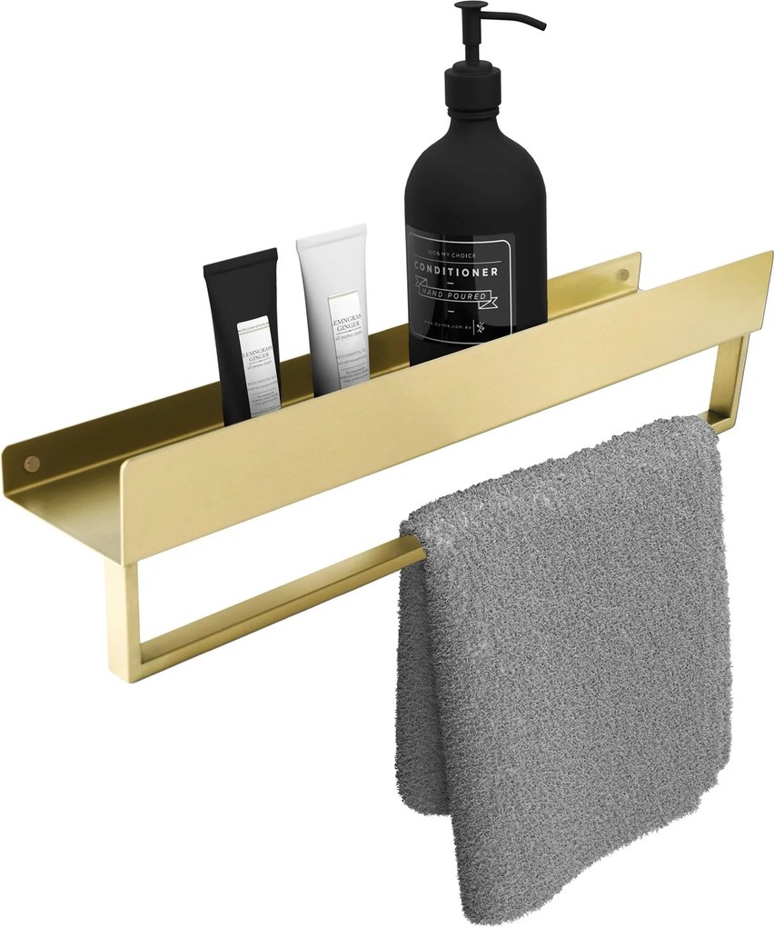 Badkamerplank SF01 45cm gold brush