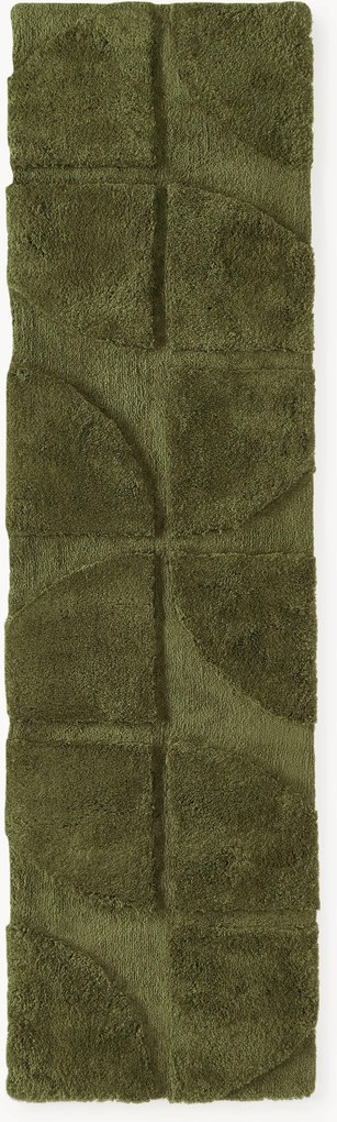 Pluizige hoog-laag loper Jade