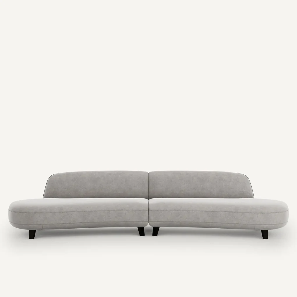 6-zitsbank stonewashed fluweel, Rosebury